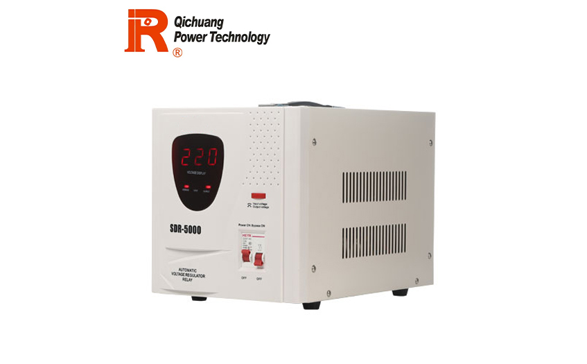 SDR/SRV Series LED relay type full automatic AC voltage regulator