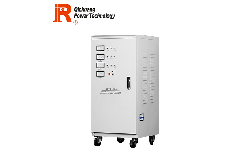 SDV-3 Series Vertical three phase servo type high accuracyfull automatic AC voltage regulator
